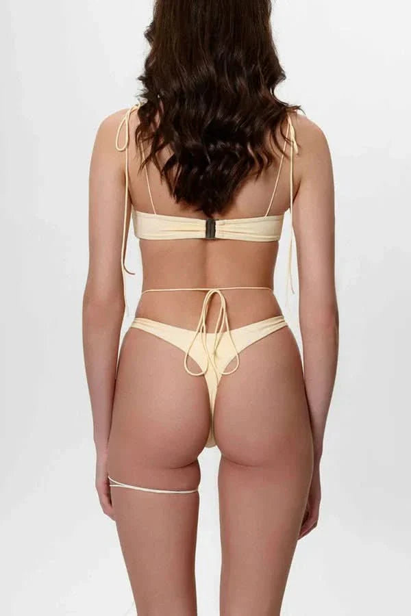 3-Piece Swimsuit with Skirt